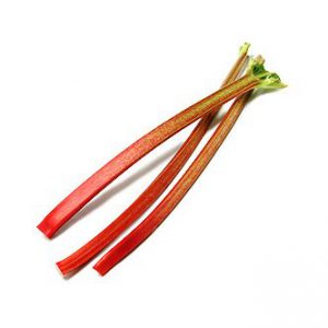 Fresh Cooperative Local Organic Rhubarb