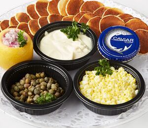 Deluxe Caviar Platter with American Sturgeon Caviar