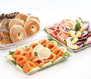 Smoked Salmon Breakfast Platter with Bread, Small