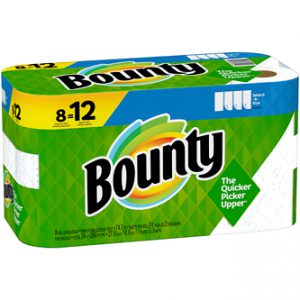 Bounty 2-Ply Singles Plus Paper Towels, Select-a-Size