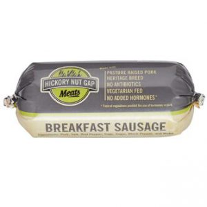 Hickory Nut Gap - Raisure-Raisage Pork Breakfast Sausage Roll ، غير معدلة وراثيًا ، مرفوع مع المضادات الحيوية