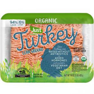 Just FreshDirect Organic 94% Lean Ground Turkey