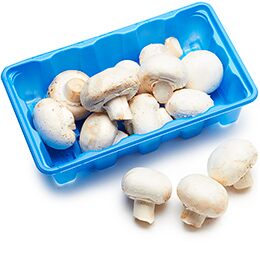 White Button Mushrooms, Packaged 250g