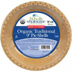 Wholly Wholesome Organic Traditional Pie Shells, Frozen