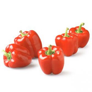 Organic Red Greenhouse Bell Pepper 500g