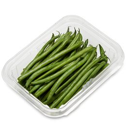 Haricots verts parés