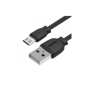 FAST CHARGING AND DATA TRANSFER CABLE RC-134M. MICRO USB-BLACK RC-134M