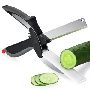 Jeval 2 in 1 Clever Cutter Kitchen Knife and Chopping