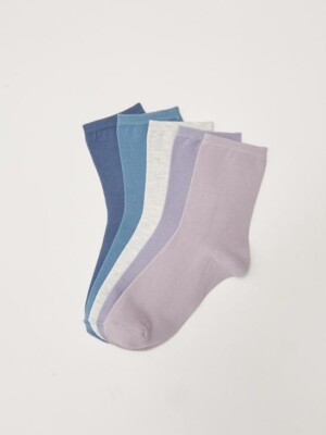 LCW DREAM Plain Women's Socks 5 Pack