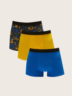 LCW DREAM Boxer for Men in Soft Fabric with Standard Pattern 3 Pieces.