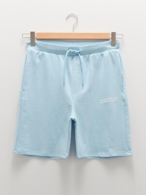 LCW BASIC standard pattern knitted shorts for men.