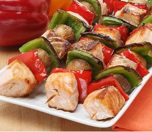 Salmon Kabobs (Made with Farm-Raised Salmon)