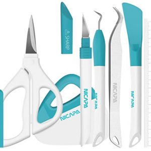 Nicapa Basic Tool Set Craft Weeding Vinyl Cardstock Crafting Tools Kit - Grade 6