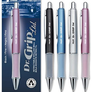 PILOT Dr. Grip Limited Refillable & Retractable Gel Ink Rolling Ball Pen - set of 9 - Grade 10