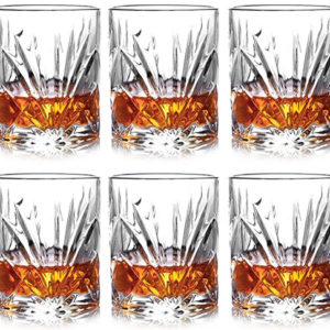 طقم أكواب ويسكي قديمة الطراز SZMMG من 6 قطع