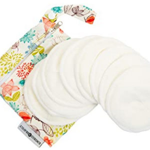 ضمادات الثدي العضوية القابلة للغسل 8 عبوات