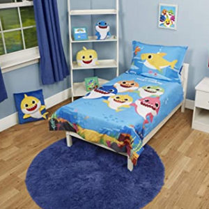 Baby Shark 4 Piece Toddler Bedding Set