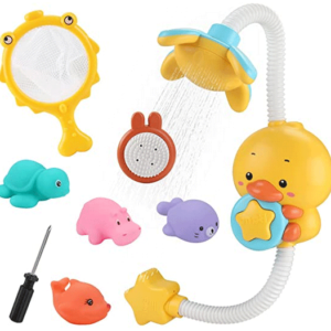 ألعاب استحمام للأطفال من Sotodik ، لعبة حوض الاستحمام ، مضخة مياه بطة ، رأس دش كهربائي أوتوماتيكي ، ألعاب عائمة للحمام صار