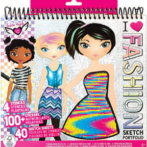 Fashion Angels Fashion Design Sketch Portfolio, Sketch Book