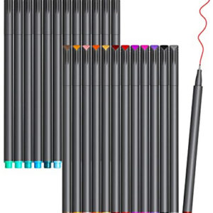 أقلام يومية ملونة ، أقلام ماركر للرسم بخط رفيع