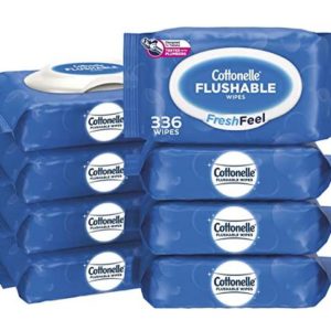 Cottonelle FreshFeel Flushable Wet Wipes for Adults and Kids