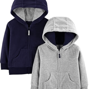 Simple Joys by Carter's Baby Boys' 2-Pack Fleece Full Zip Hoodies