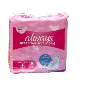Maxi thick long sanitary napkins x9 - ALWAYS