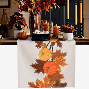 Fitable Thanksgiving Table Runner Fall Table Runner Thanksgiving Decorations