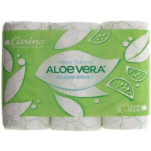 Aloe vera toilet paper 2 ply x12 - CASINO