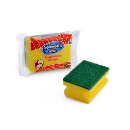 Vegetable sponge with strong abrasive fiber x3 - ARIX
