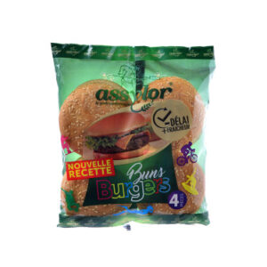Hamburger bun x4pcs 240g