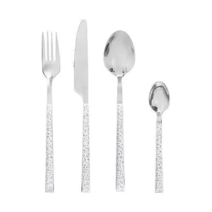 24-piece stainless steel cutlery set