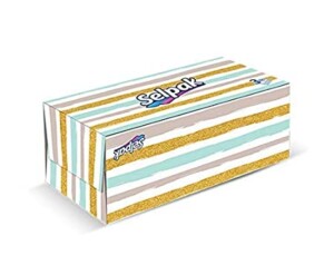 Box of white tissues 3 ply x70u - SELPAK