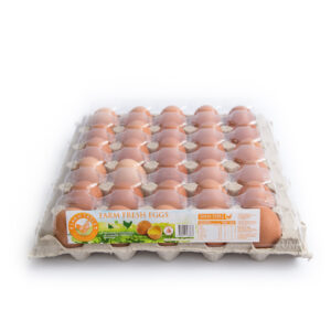 Large fresh eggs x 30 approximately 1,850 Kg - MORNING