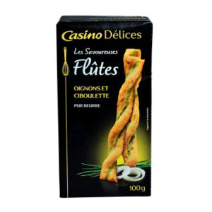 Pure butter flutes with onions and chives 100g - CASINO