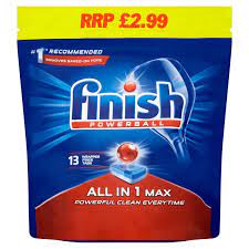 All-in-one dishwasher tablets x13 - FINISH