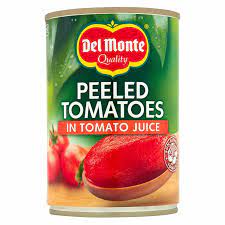 Canned peeled tomatoes 400g