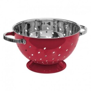 Stainless steel colander