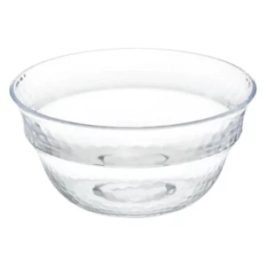 Transparent polystyrene bowl D 16 cm
