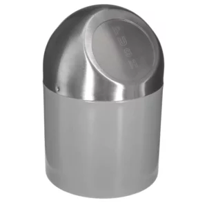 Stainless steel trash can