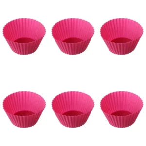 Set of 6 silicone cups
