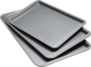 Good Cook Set of 3 Non-Stick Cookie Sheet
