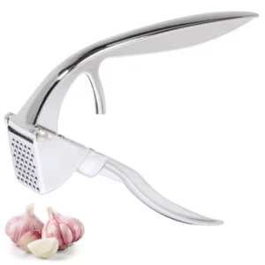 Stainless steel garlic press
