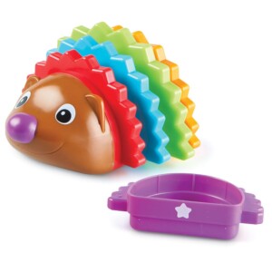 Spike the Fine Motor Hedgehog Rainbow Stacker