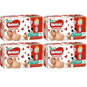 Huggies Essentials Nappies Newborn Size 1