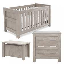 Bordeaux 3 Piece Nursery Furniture Set with Sprung Mattress