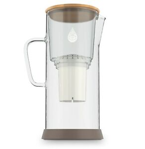 INVIGORATED WATER - pH RESTORE Glass Alkaline Water Filter Pitcher