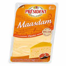 Sliced cheddar cheese 150g - PRESIDENT