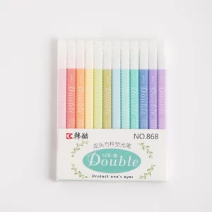 Retro Color Highlighters Student Marker Pens Colorful Doodle Notes Marker Pens Are Multicolor Sketching Markers