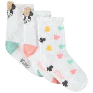 Set of 3 pairs of Minnie socks for baby girls - Orchestra